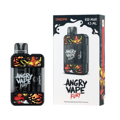 BRUSKO ANGRY VAPE FURY Чёрный