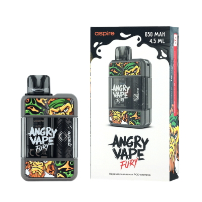 BRUSKO ANGRY VAPE FURY Серый