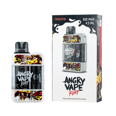 BRUSKO ANGRY VAPE FURY Белый