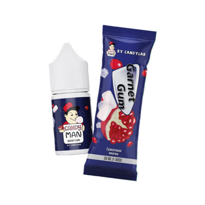 Жидкость Candyman SUPER Garnet Gum 30 мл (Гранатовая Жвачка)