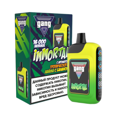 GANG IMMORTAL 16000 Тропический Лайм с Бананом