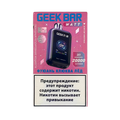 GEEK BAR WATT 20000 Клюква, лёд