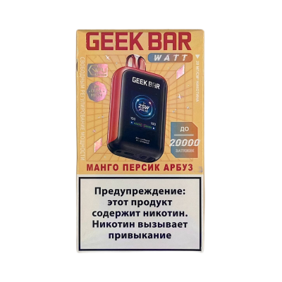 GEEK BAR WATT 20000 Манго, персик, арбуз