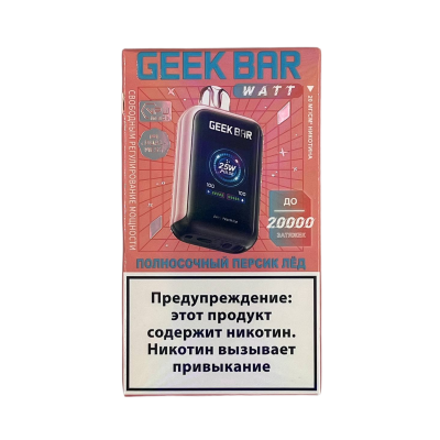 GEEK BAR WATT 20000 Сочный персик, лёд