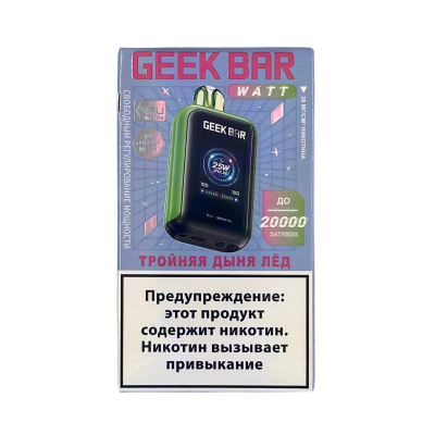 GEEK BAR WATT 20000 Тройная дыня, лёд