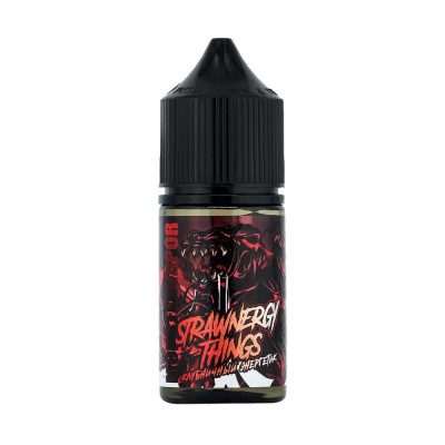 Жидкость MONSTERVAPOR Salt STRAWNERGY THINGS (Клубничный энергетик) 30 мл