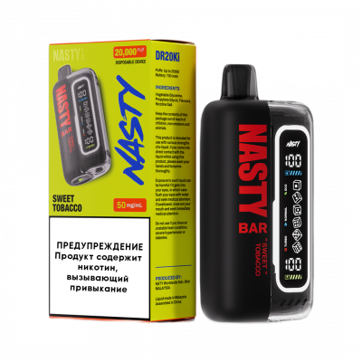 NASTY BAR XL 20000 Сладкий табак