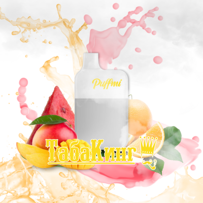 Puffmi DX5000 MeshBox Mango Orange Watermelon (Манго-Апельсин-Арбуз)