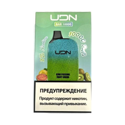 UDN BAR 10000 Kiwi Passion Fruit Guava (Киви-Маракуйя-Гуава)