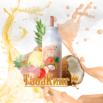 UDN BAR X 7000 Strawberry Pineapple Coconut (Клубника-Ананас-Кокос)