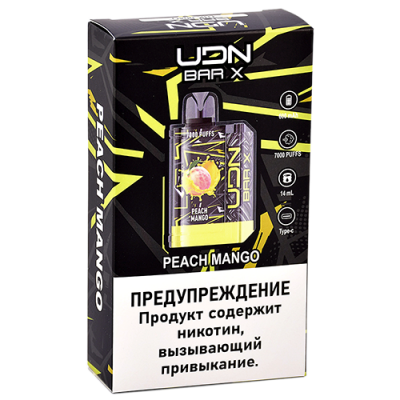 UDN BAR X III 7000 Peach Mango (Персик-Манго)