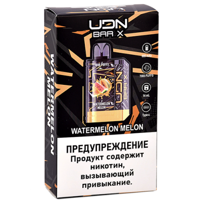 UDN BAR X III 7000 Watermelon Melon (Арбуз-Дыня)