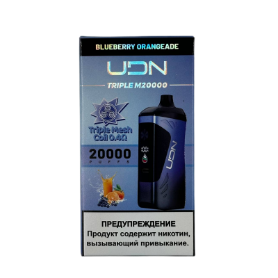 UDN Triple M 20000 Blueberry Orangeade (Черника, Апельсин)