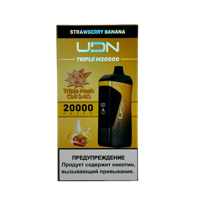 UDN Triple M 20000 Strawberry Banana (Клубника, Банан)