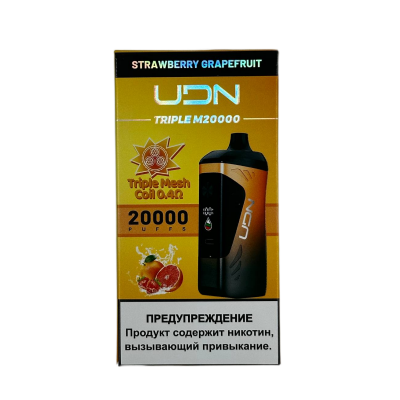 UDN Triple M 20000 Strawberry Grapefruit (Клубника, Грейпфрут)