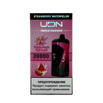 UDN Triple M 20000 Strawberry Watermelon (Клубника, Арбуз)