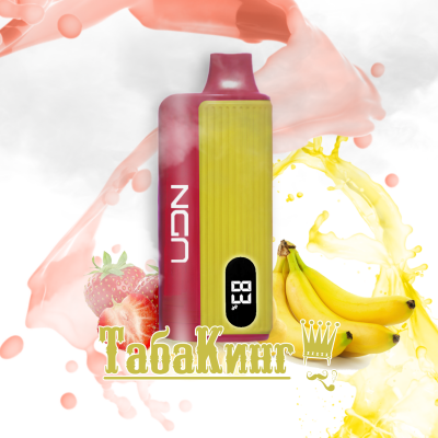 UDN X PLUS 12000 Strawberry Banana (Клубника и банан)