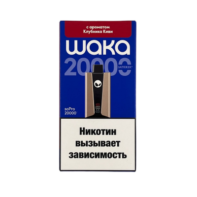 WAKA soPro 20000 Клубника, киви HARD Extra