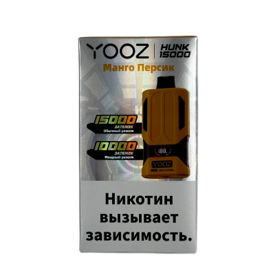 YOOZ HUNK STRONG 15000 Манго-Персик