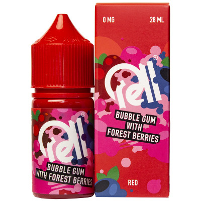 Жидкость REEL LOW COST Bubble Gum with Forest Berries (Жвачка с Лесными Ягодами) 0% 28 мл