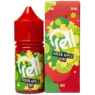 Жидкость REEL LOW COST Green Apple Kiwi (Зеленое Яблоко, Киви) 0% 28 мл