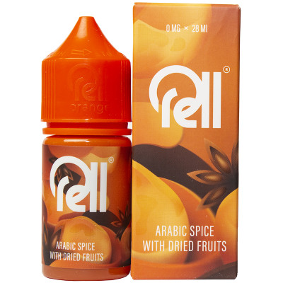 Жидкость RELL ORANGE Arabic spice with dried fruits (Арабская специя с сухофруктами) 0% 28 мл